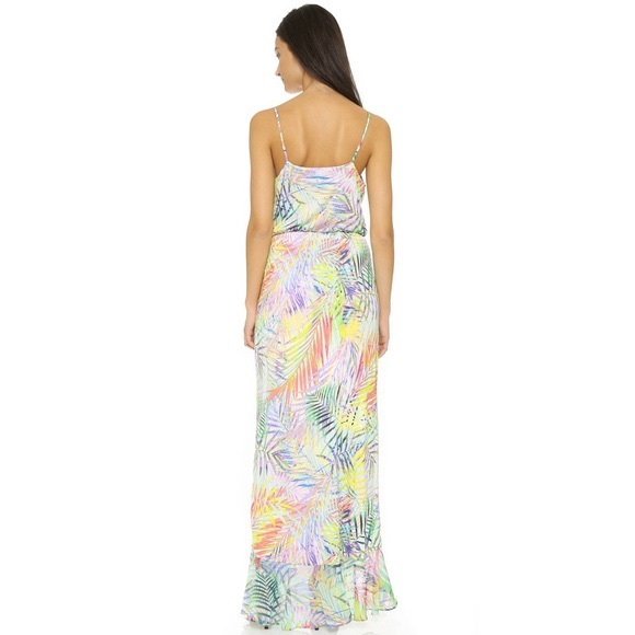 Parker | Colorful Palm Print Maxi Dress - Picture 2 of 4